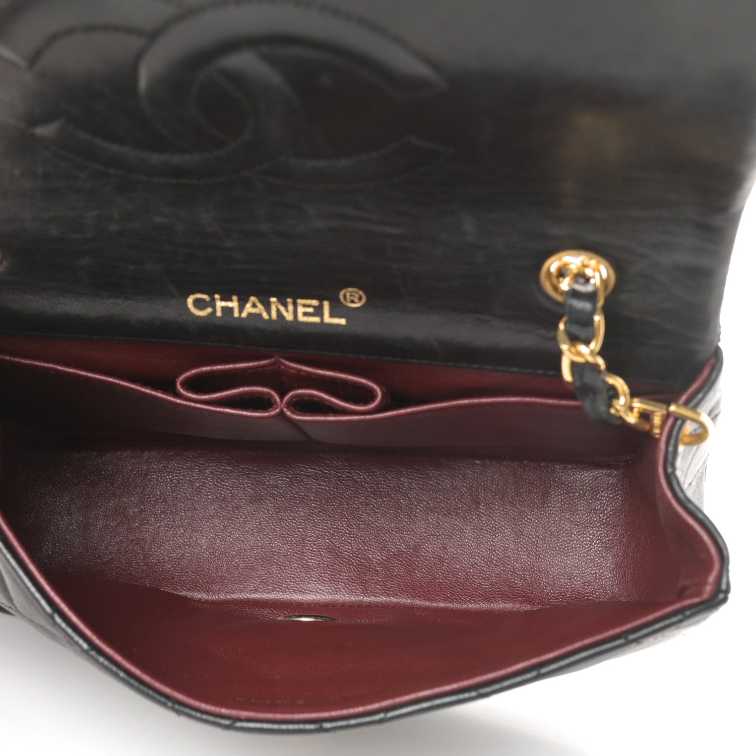 Chanel Lambskin Quilted Mini Flap Black 5 of 15