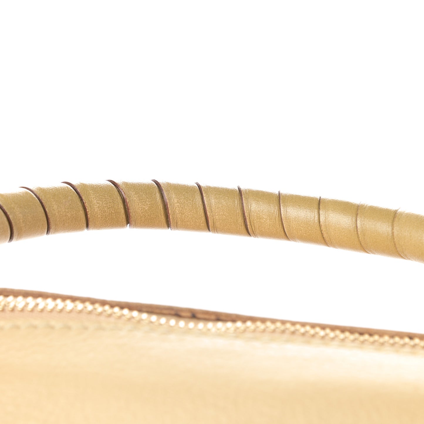 Calfskin Large Marcie Satchel Light Tan