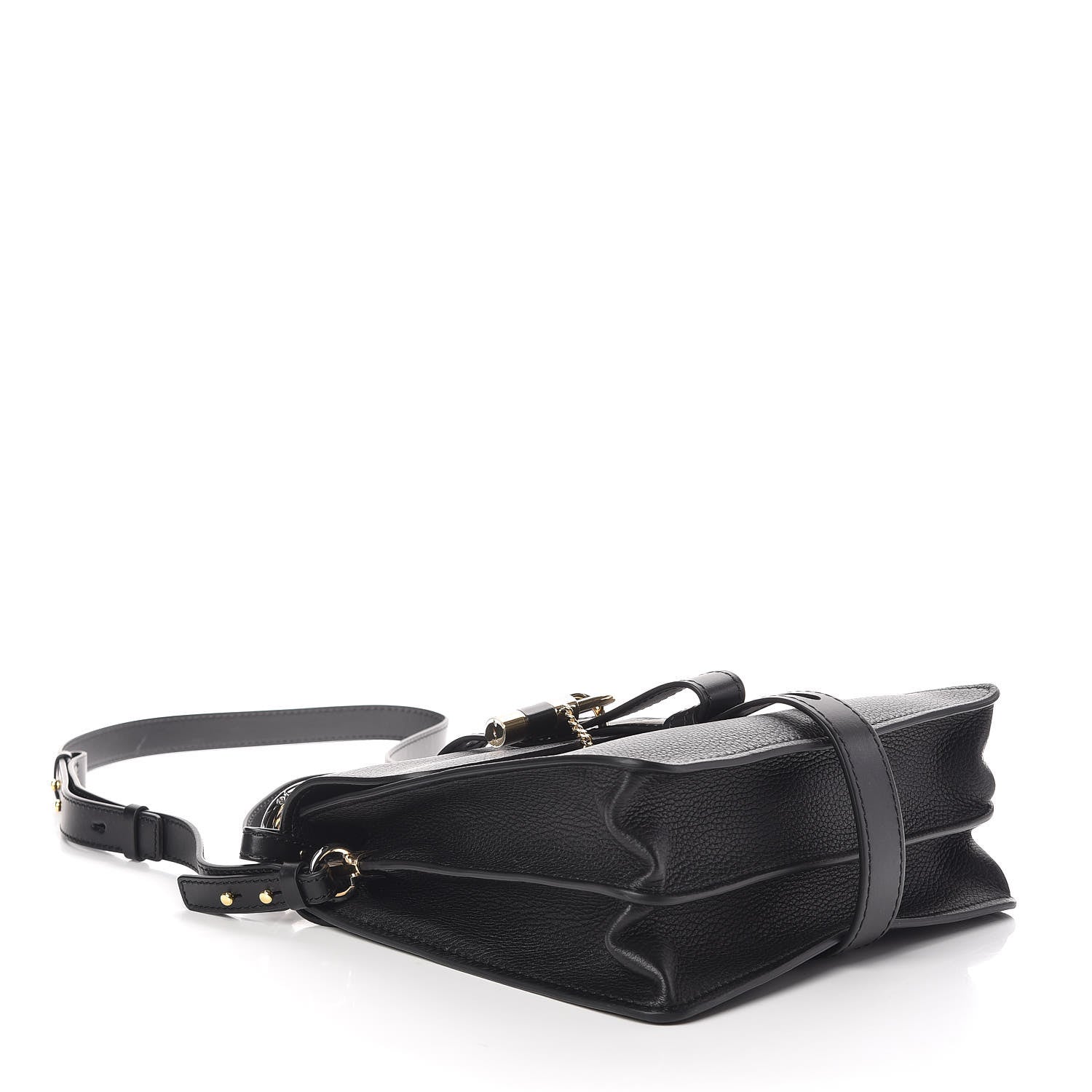 Chloe Grained Calfskin Medium Aby Day Shoulder Bag Black 4 of 8