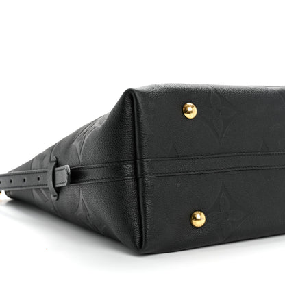 Louis Vuitton Empreinte Monogram Giant Carryall MM Black 8 of 13