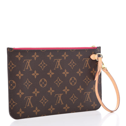 Louis Vuitton Monogram Neverfull MM GM Pochette Pivoine 3 of 8