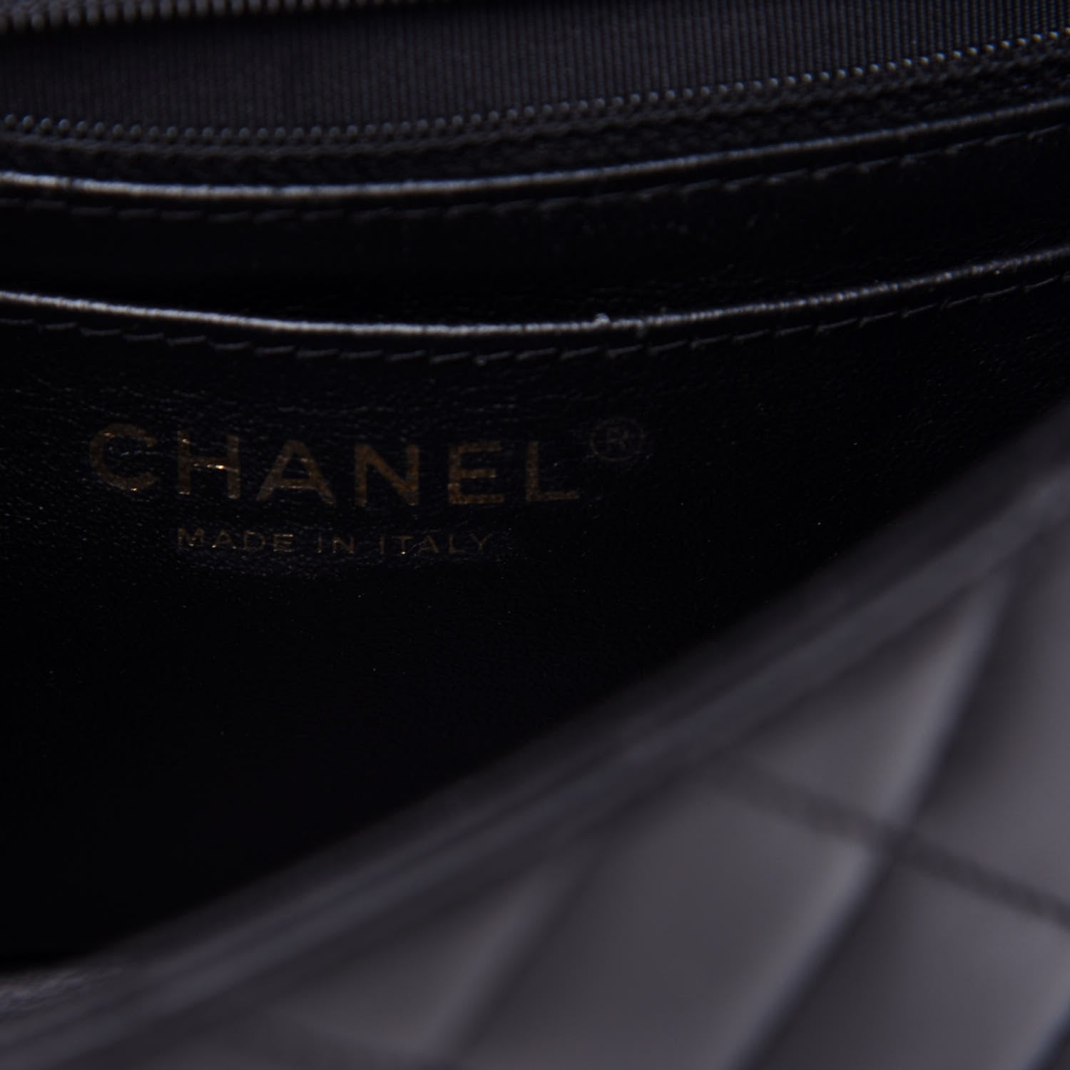 Chanel Lambskin Quilted Mini Rectangular Flap Black 6 of 10