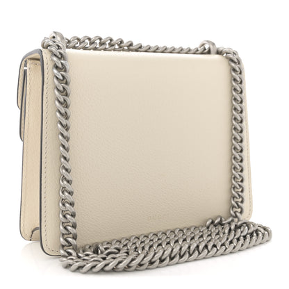 Gucci Textured Calfskin Crystal Mini Dionysus Shoulder Bag Mystic White 2 of 11