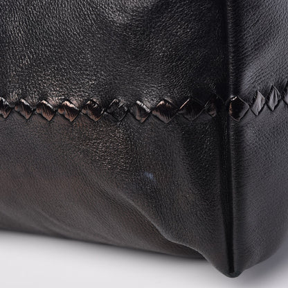 Bottega Veneta Cervo Intrecciato Brick Tote Black 8 of 9