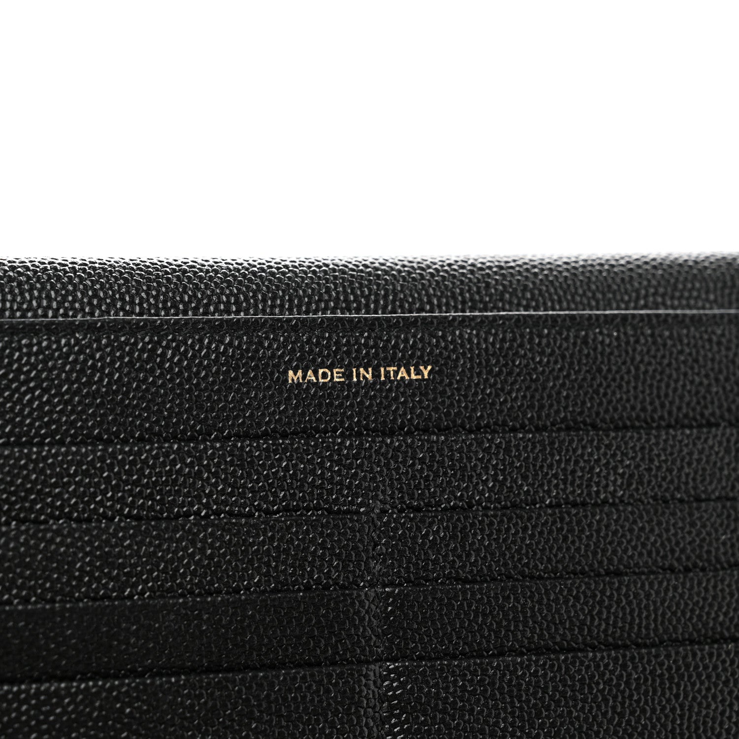 Saint Laurent Grain De Poudre Monogram Uptown Wallet Black 8 of 11