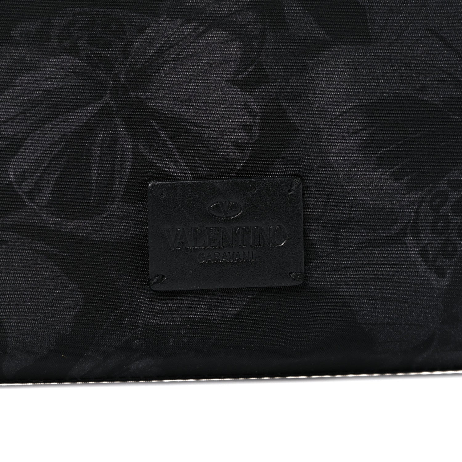 Valentino Garavani Nylon Camubutterfly Rockstud Zip Pouch Black 8 of 12