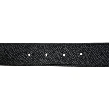Hermes Swift Epsom Reversible 32mm Belt Strap 90 Rosa Sakura Bleu Obscur 5 of 7