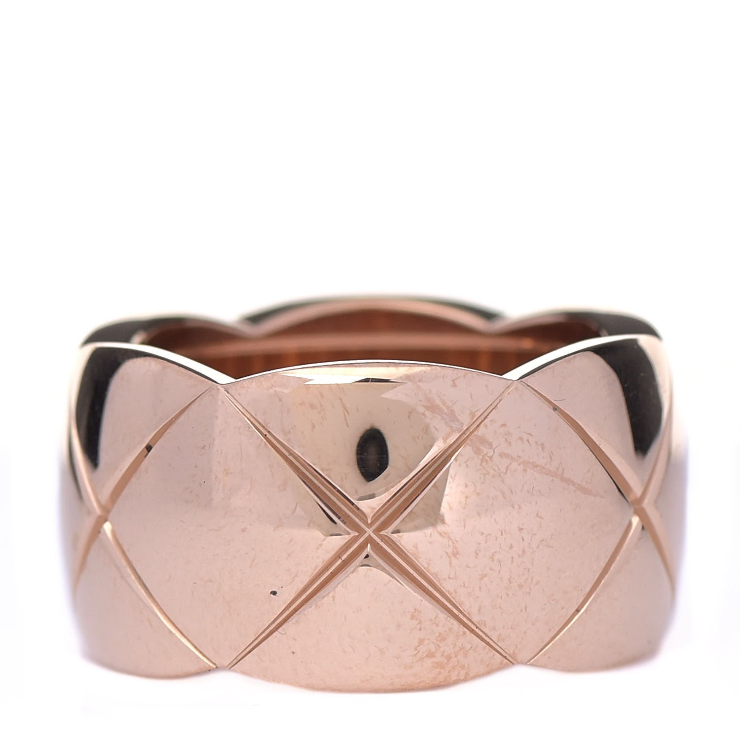 Chanel 18K Beige Gold Large Coco Crush Ring 50 5.25 3 of 8