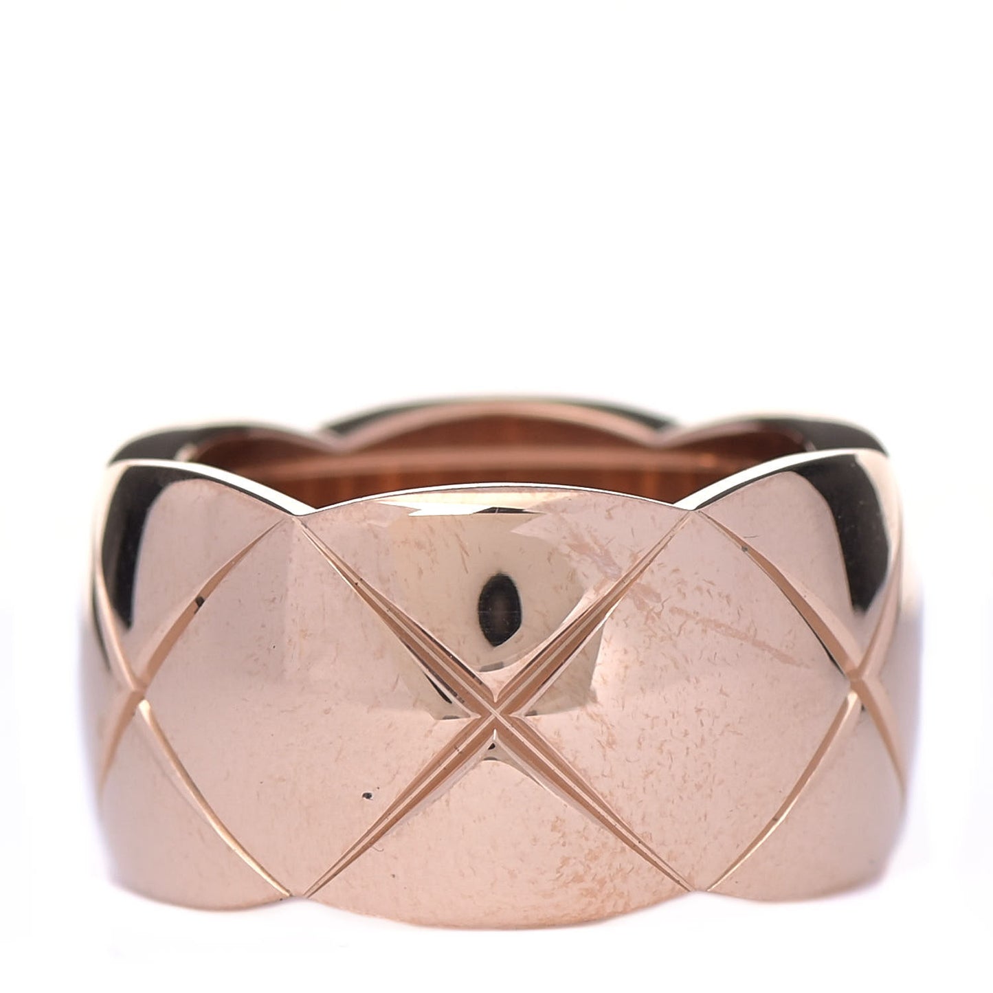 18K Beige Gold Large Coco Crush Ring 50 5.25