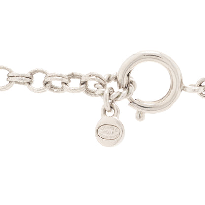 Chanel Medallion CC Chain Necklace Silver 4 of 5