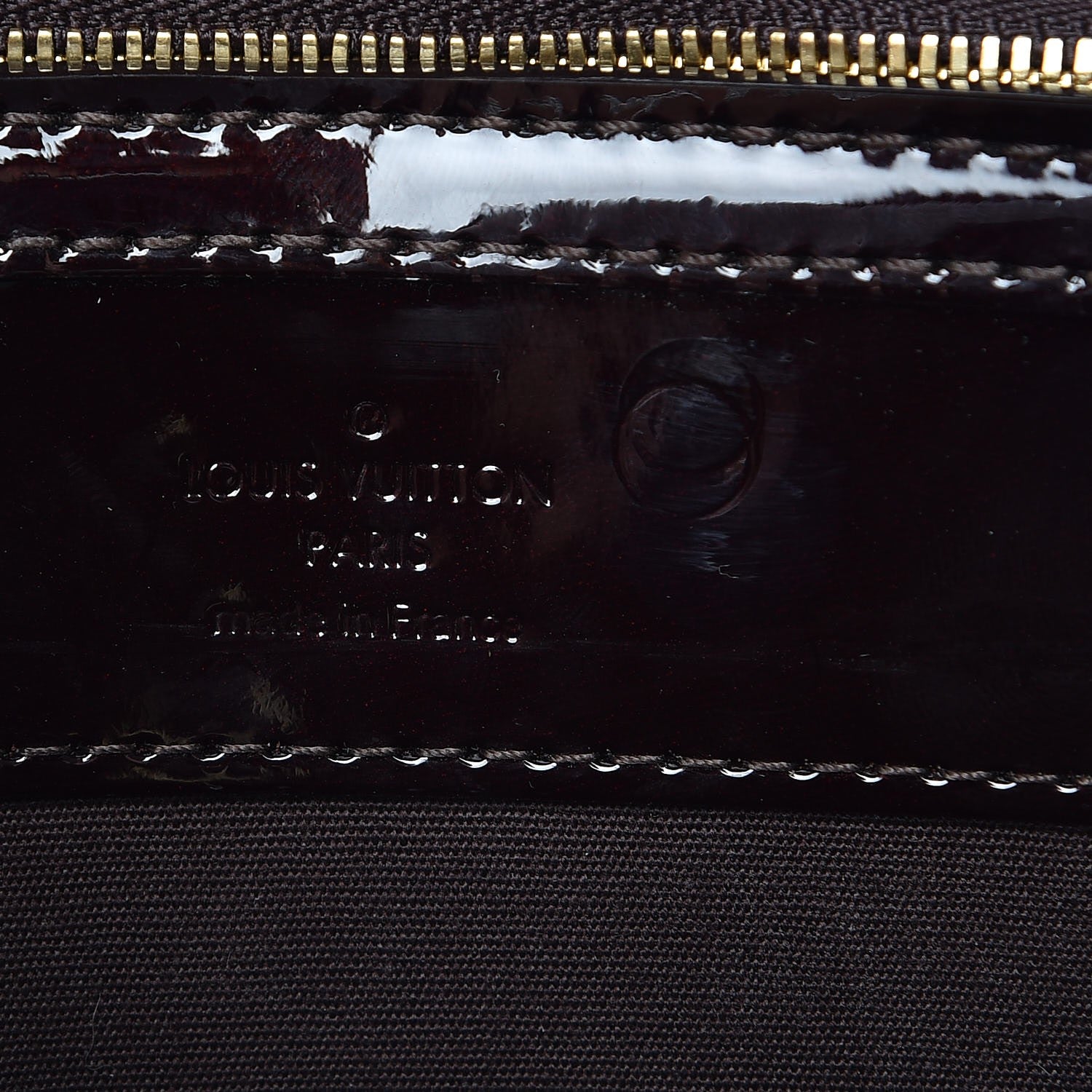 Louis Vuitton Vernis Virginia PM Amarante 8 of 9