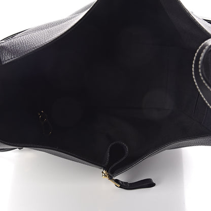 Loewe Calfskin Small Hammock Shoulder Bag Midnight Blue Black 5 of 9
