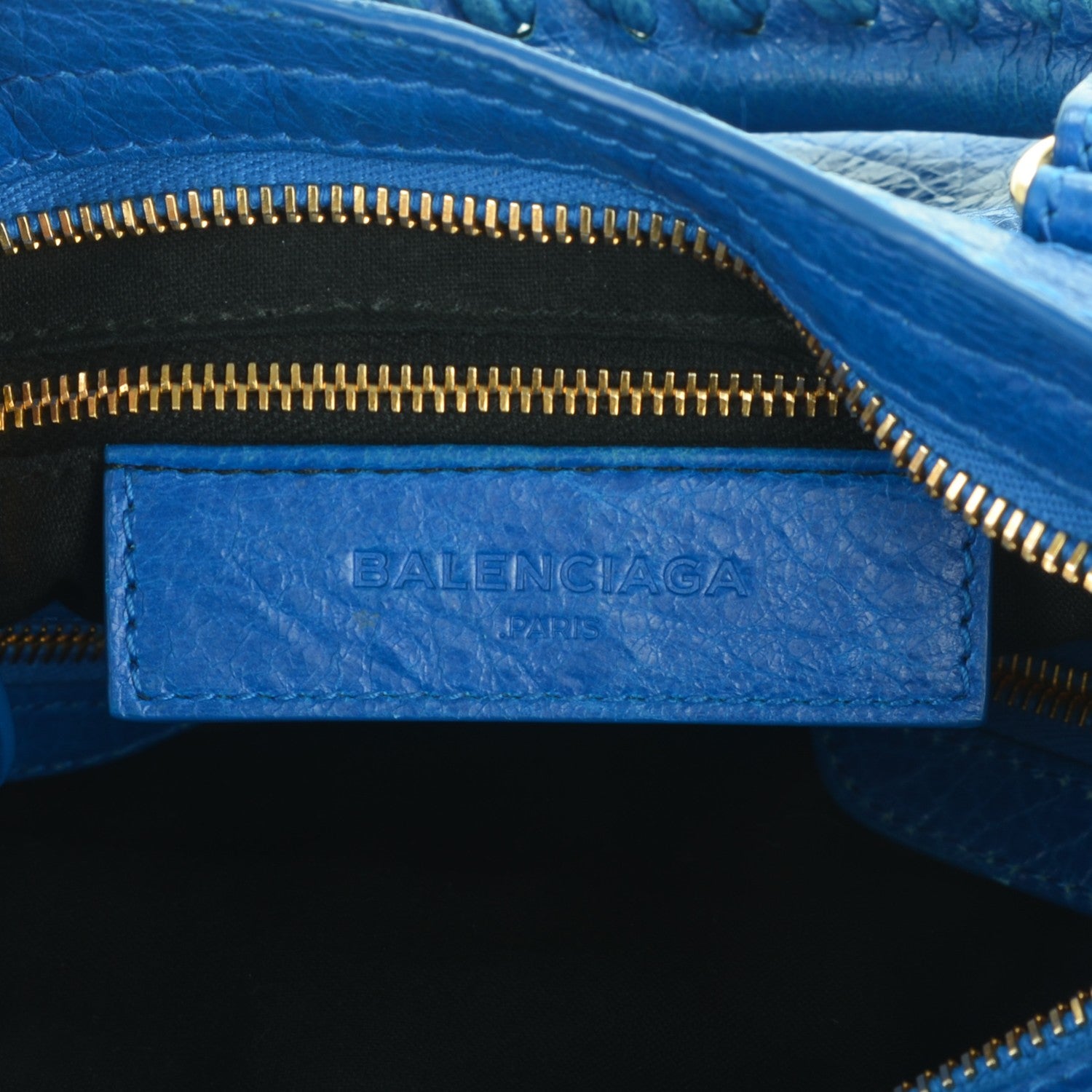 Balenciaga Agneau Giant 12 Gold Hardware Mini City Bleu Lazuli 6 of 7
