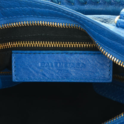 Balenciaga Agneau Giant 12 Gold Hardware Mini City Bleu Lazuli 6 of 7