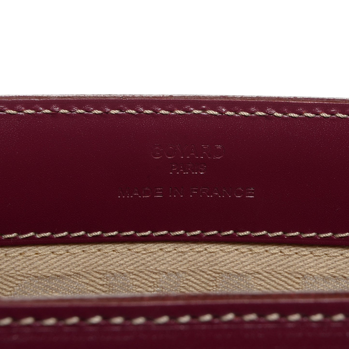 Goyardine Jersey GM Burgundy