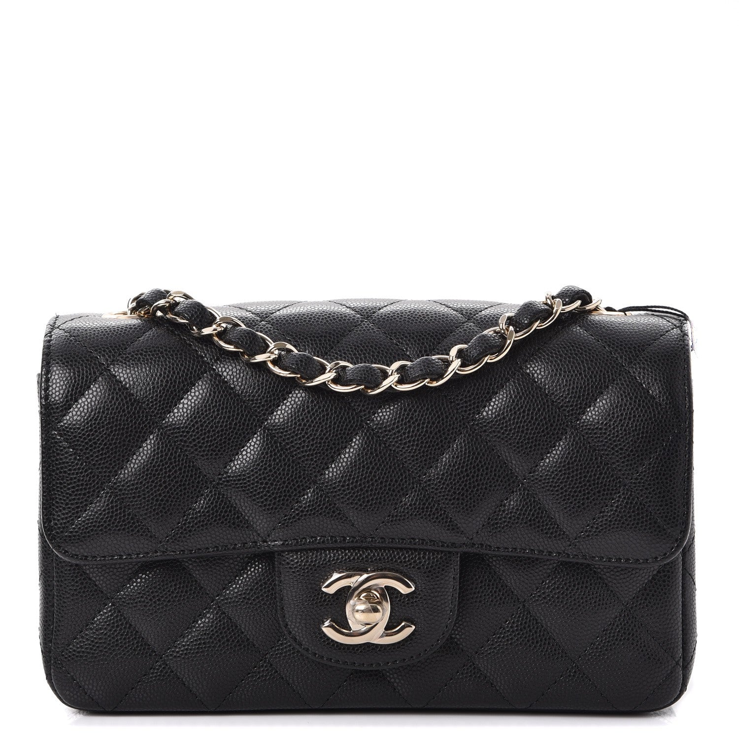 Chanel Caviar Quilted Mini Rectangular Flap Black 1 of 8