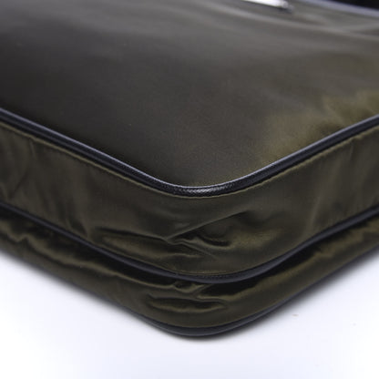Prada Nylon Vela Flat Messenger Bag Mimetico 8 of 9
