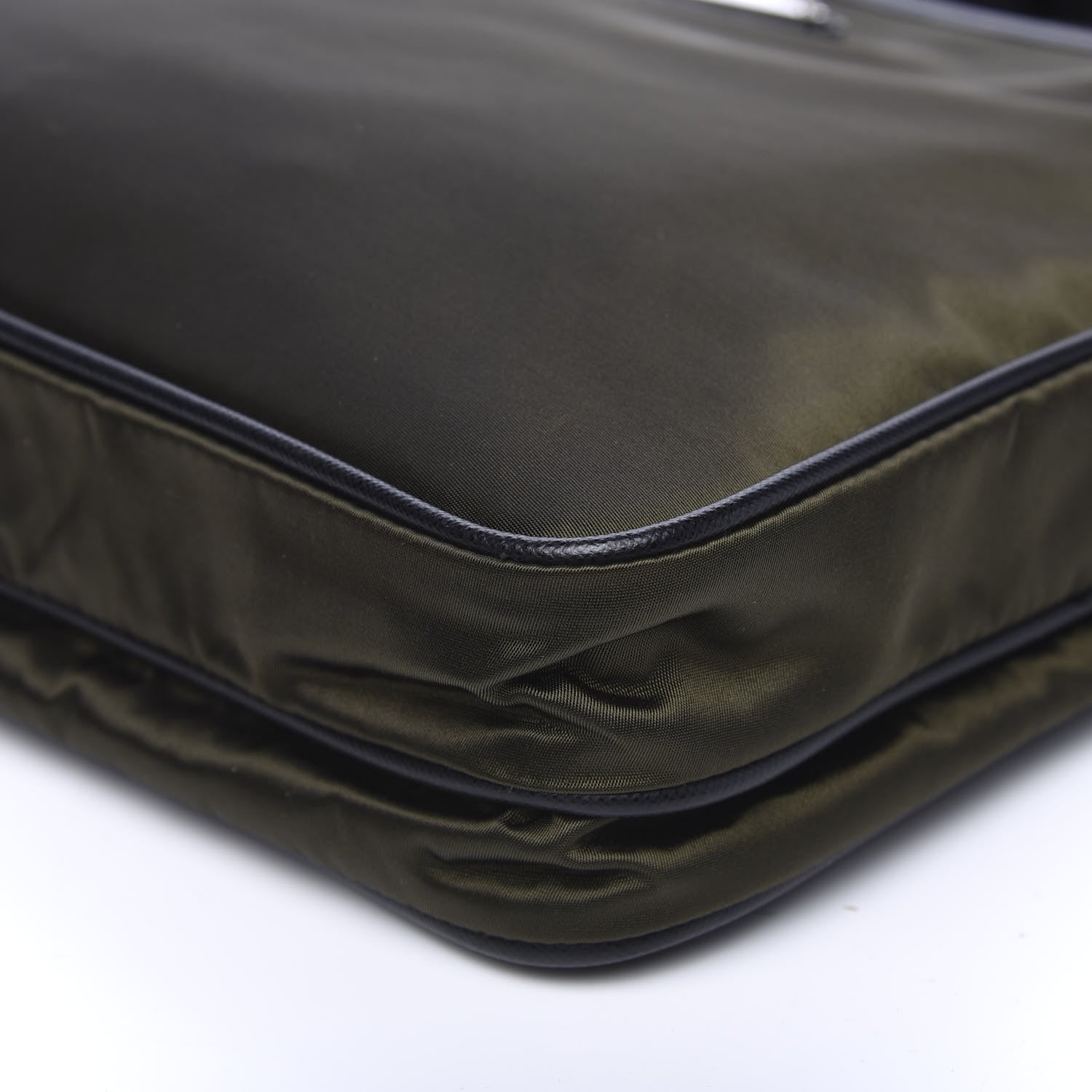 Prada Nylon Vela Flat Messenger Bag Mimetico 8 of 9