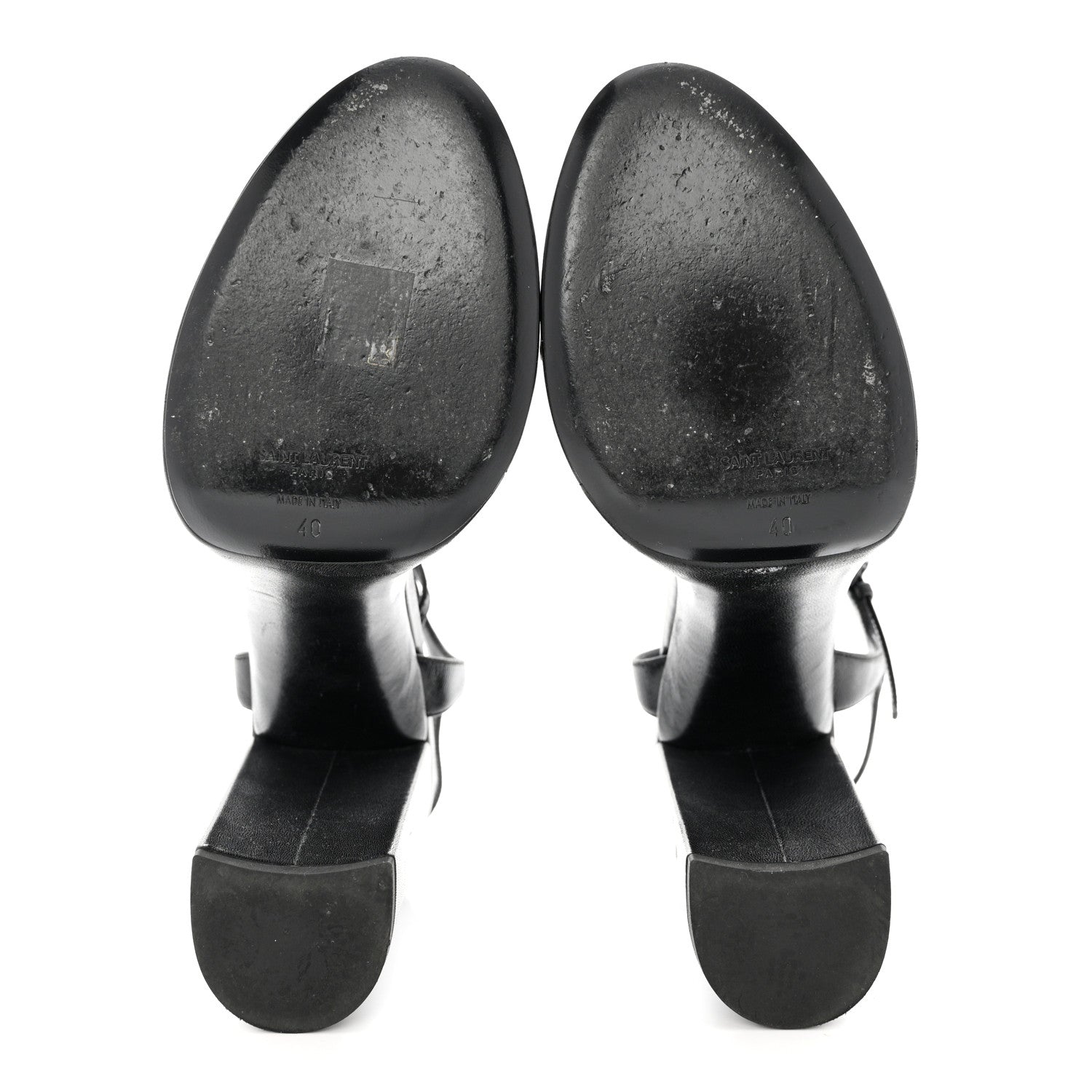 Saint Laurent Vendome Bianca 85 Platform Sandals 40 Black 5 of 9