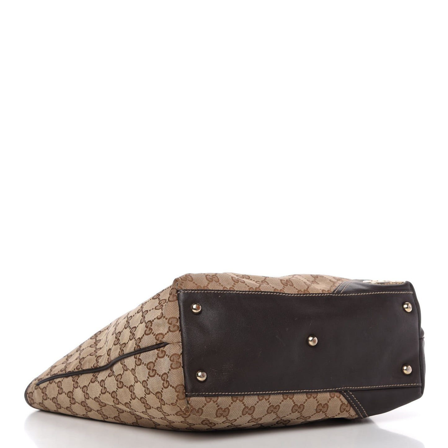 Monogram Large New Britt Tote Brown