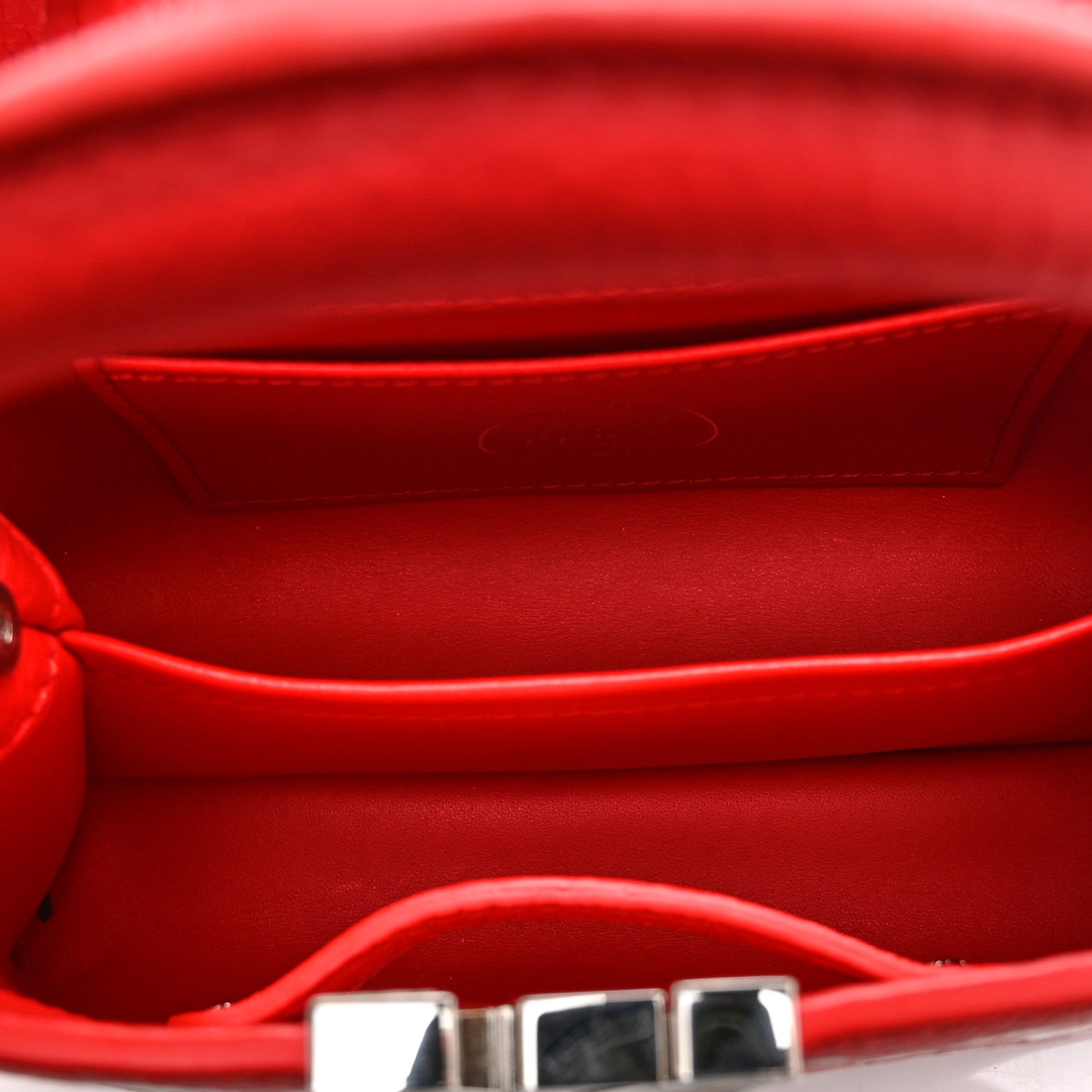 Louis Vuitton LV X YK Taurillon Capucines Mini Red White 5 of 9