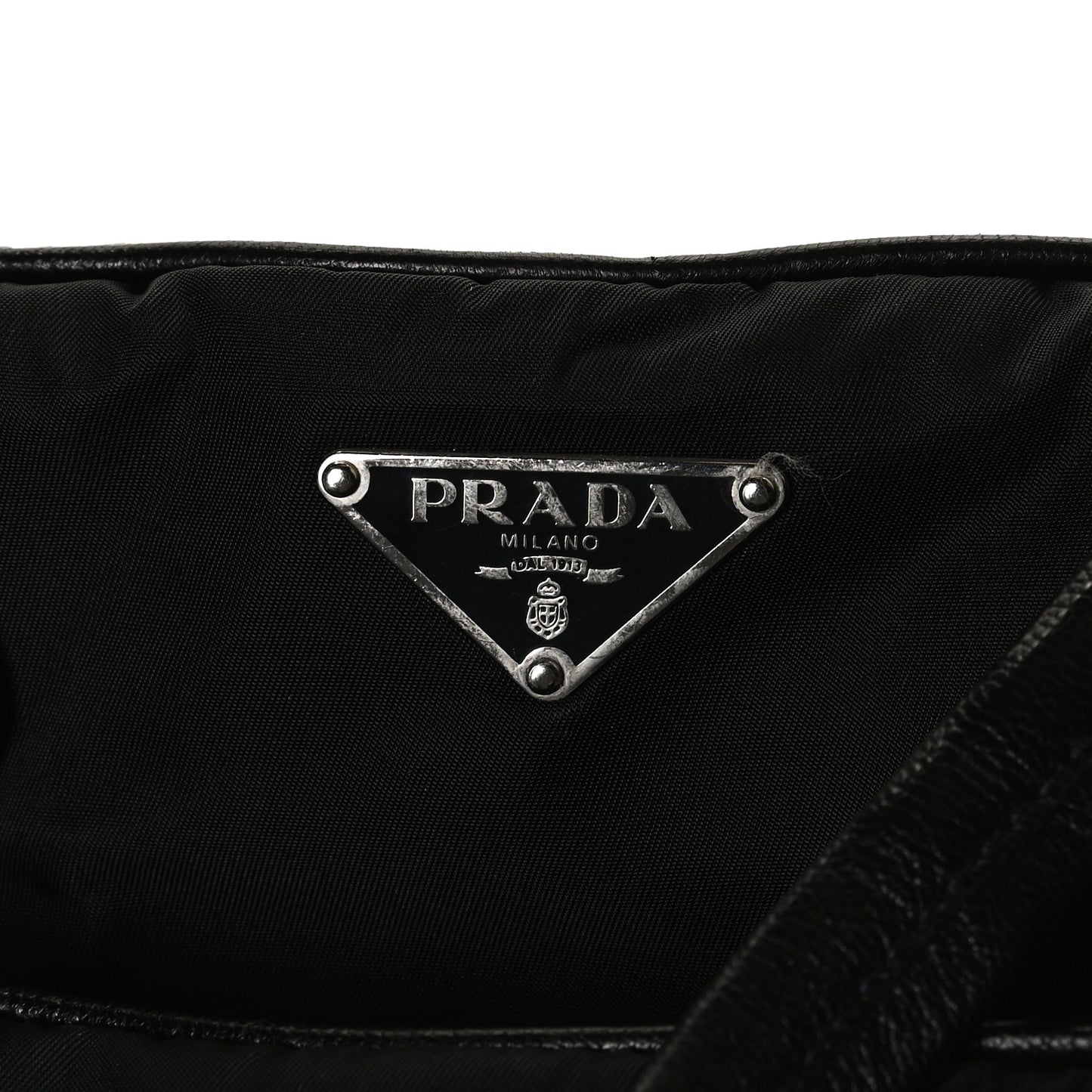 Tessuto Nylon Shoulder Bag Black