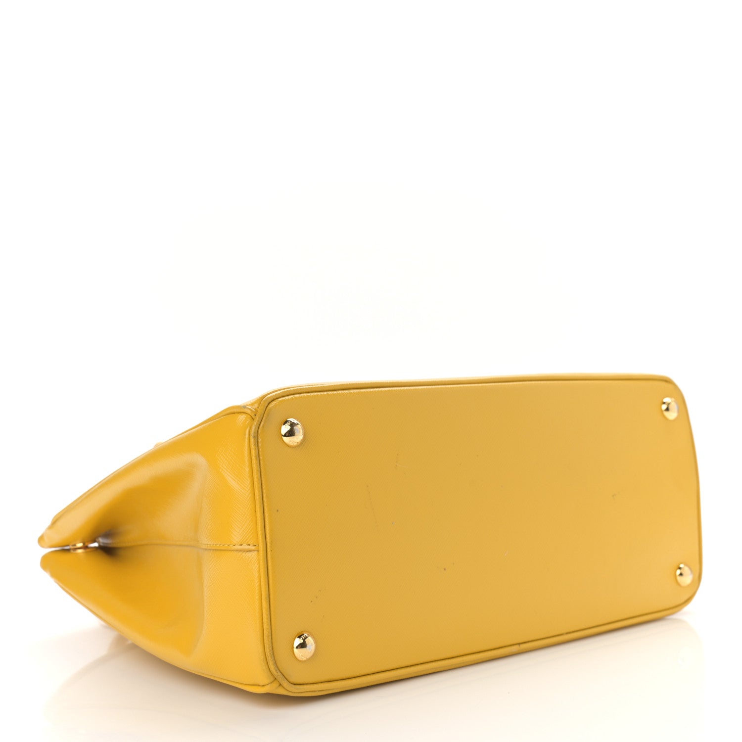 Prada Saffiano Lux Parabole Tote Mimosa 4 of 17