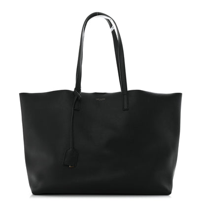 Saint Laurent Calfskin Large Shopping Tote Black 1 of 12