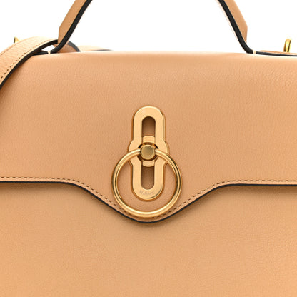Mulberry Silky Calfskin Mini Seaton Dark Golden Yellow 7 of 9
