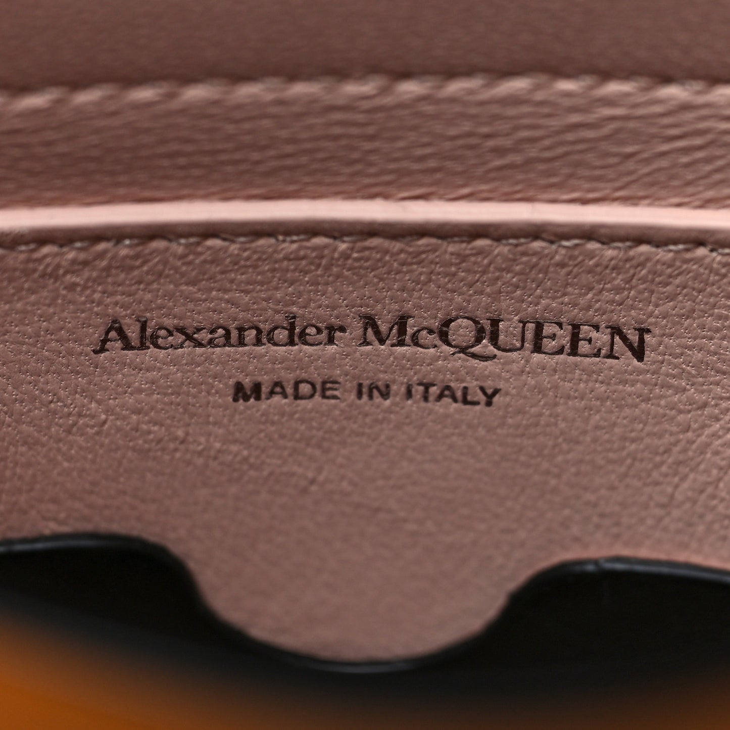 Calfskin Mini Curve Bucket Bag Tan
