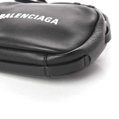 Balenciaga Calfskin Logo XS Everyday Camera Bag Black 6 of 10