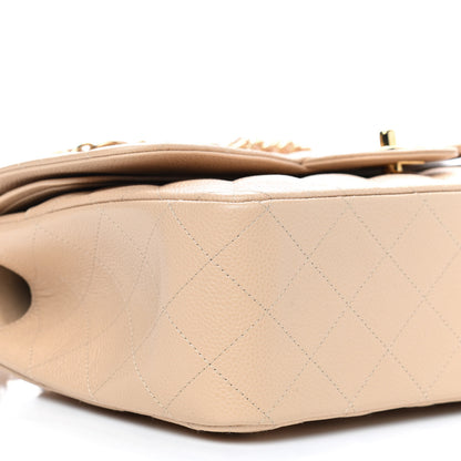 Chanel Caviar Quilted Jumbo Double Flap Beige Clair 8 of 9
