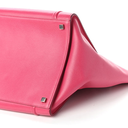 Celine Grained Calfskin Medium Phantom Luggage Fuchsia 7 of 10