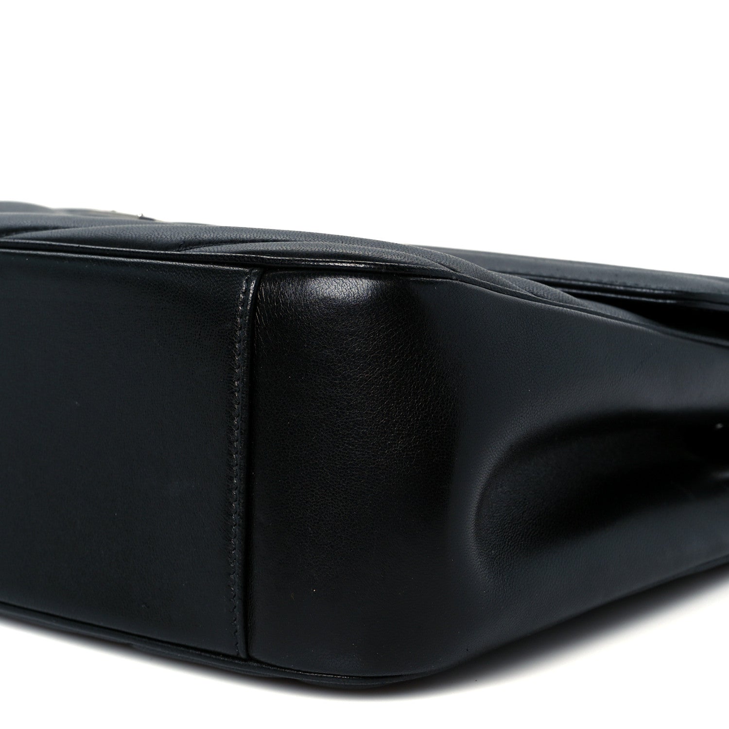 Saint Laurent Lambskin Quilted Monogram Large LouLou Black 14 of 14