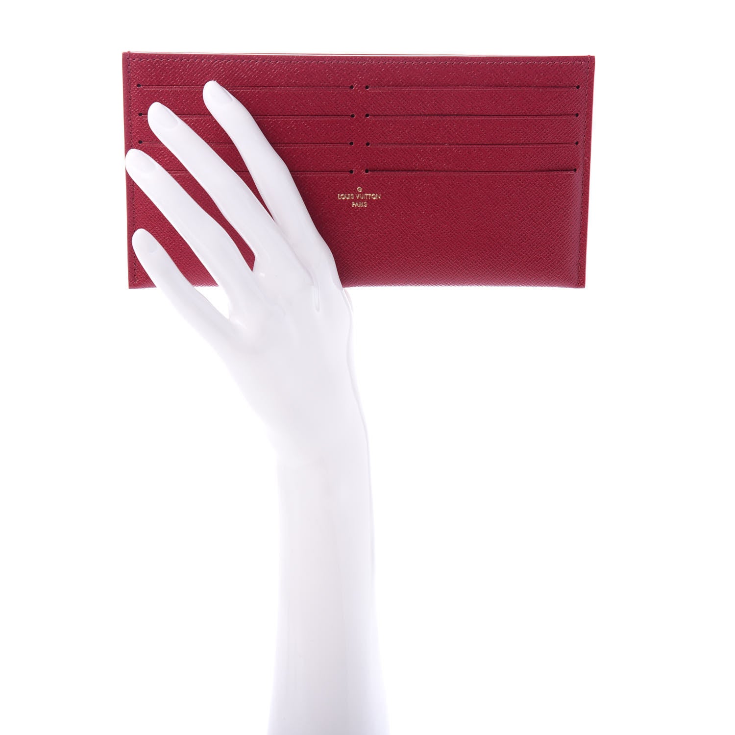 Louis Vuitton Calfskin Felicie Card Holder Insert Fuchsia 2 of 6