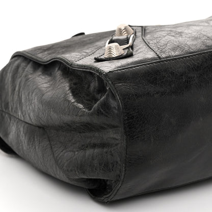 Balenciaga Agneau Giant 21 Silver Hardware Folder Black 8 of 10