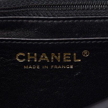 Chanel Caviar Quilted Jumbo Single Flap Black 7 of 9