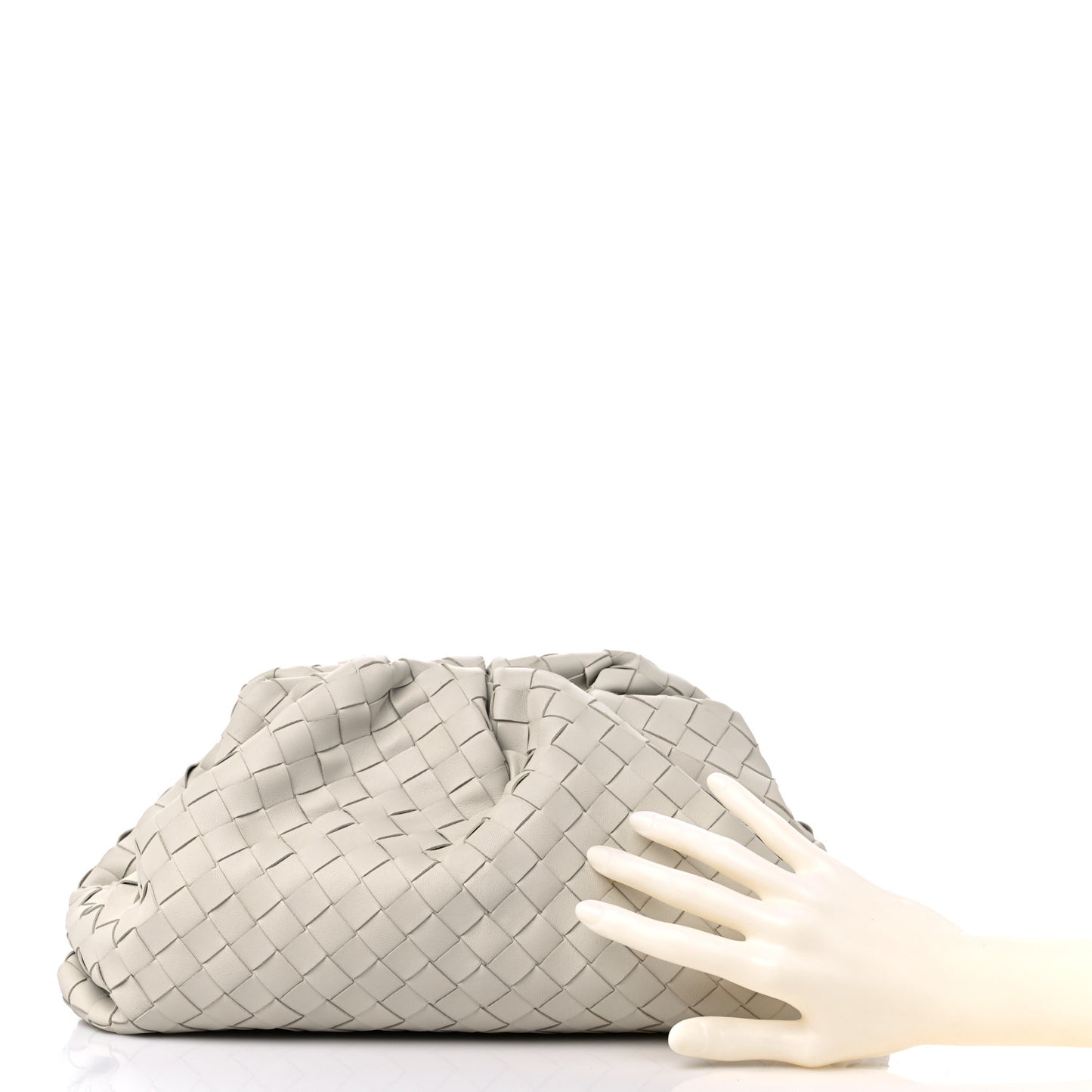 Nappa Maxi Intrecciato The Pouch Oversized Clutch Plaster