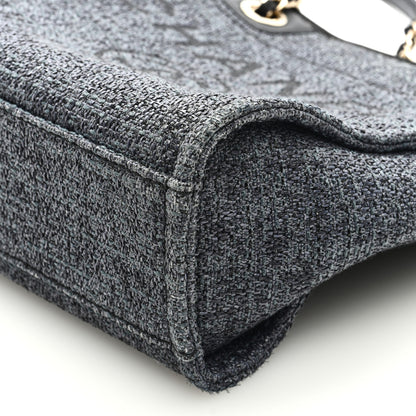 Chanel Lurex Boucle Mini Deauville Tote Blue 9 of 9