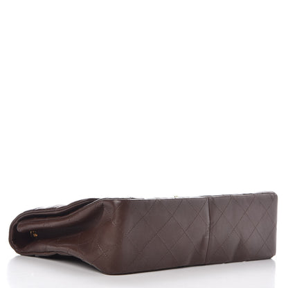 Chanel Lambskin Quilted Jumbo Single Flap Brown 5 of 9