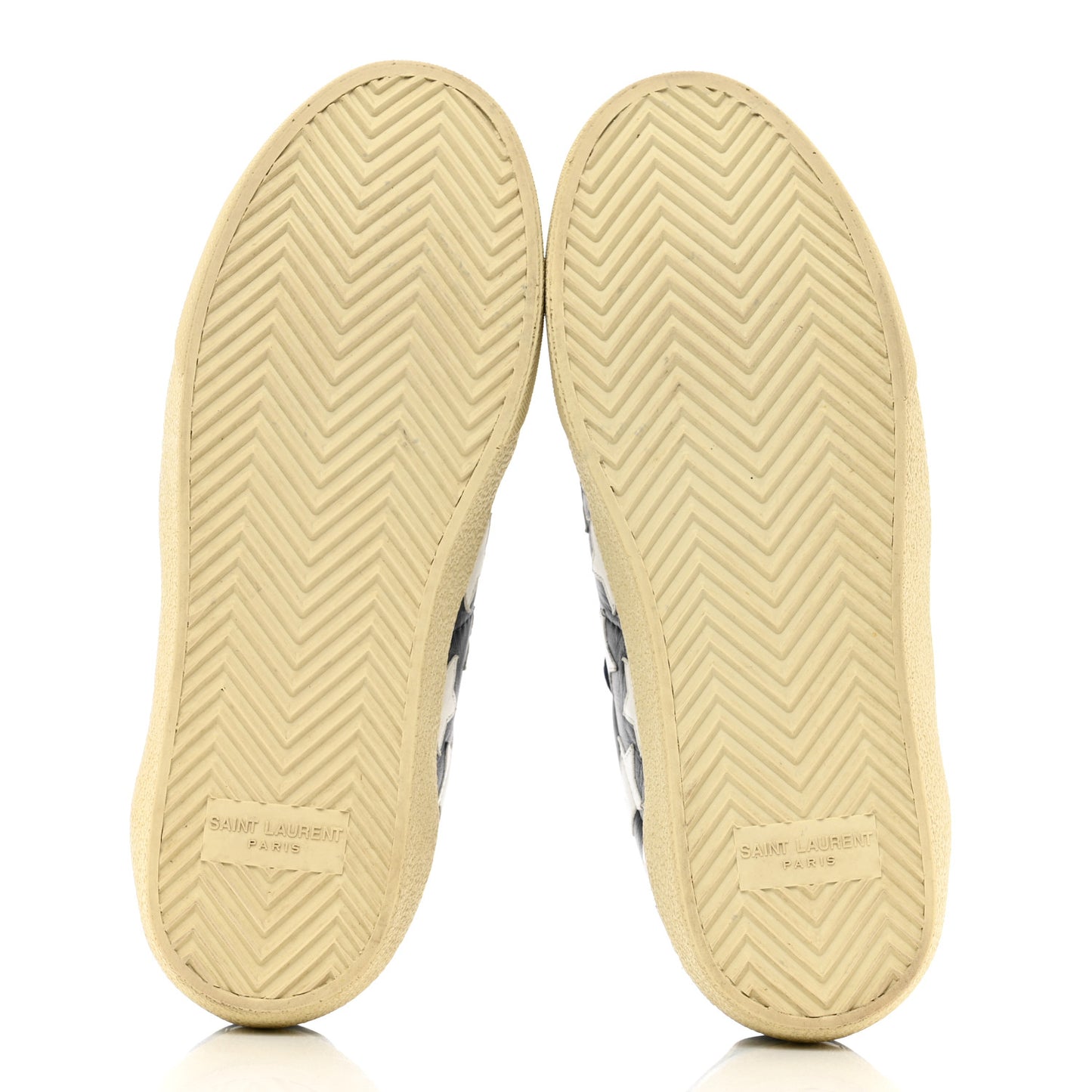 Calfskin Star Court Sneakers Navy White Optique 36.5