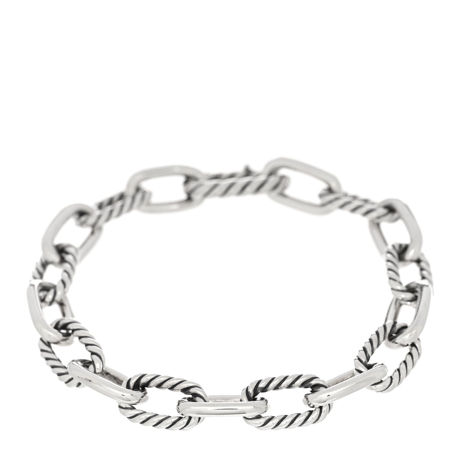 David Yurman Sterling Silver 8.5mm Madison Chain Bracelet 1 of 3
