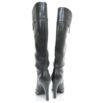 Louis Vuitton Leather Notting Hill High Boots 39 Black 3 of 7