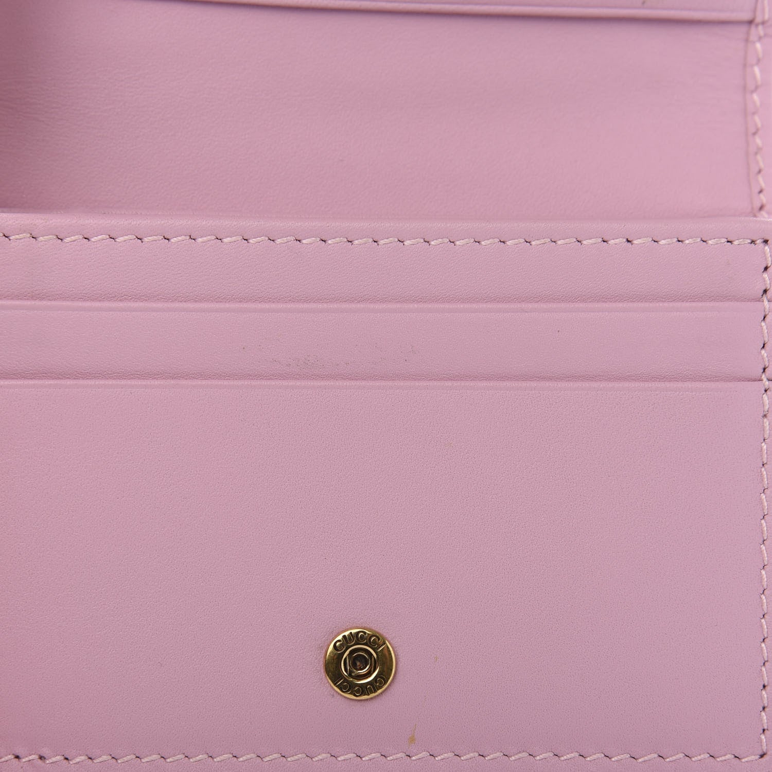 Gucci GG Supreme Monogram Strawberry Card Case 8 of 9