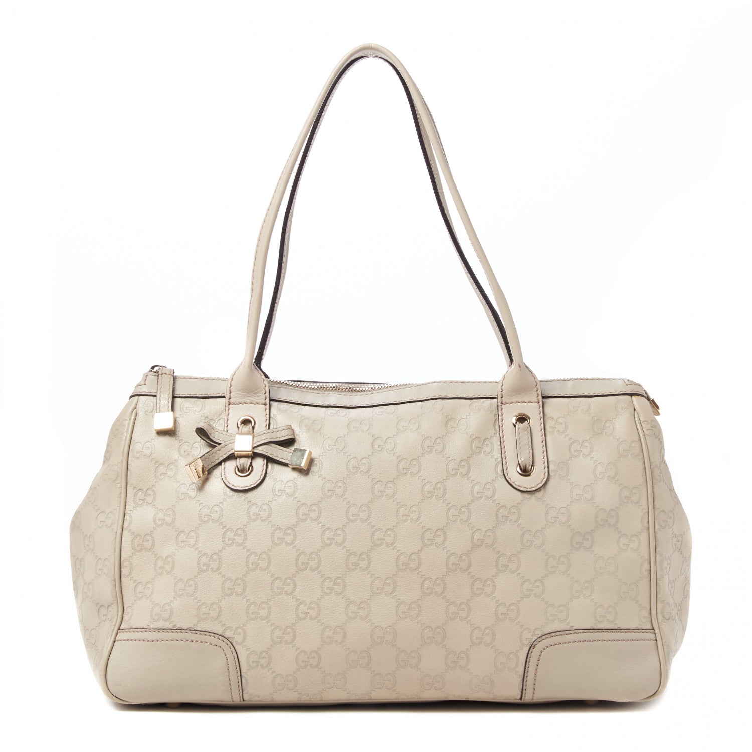 Gucci Guccissima Medium Princy Tote Off White 1 of 8