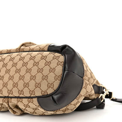 Gucci Monogram Medium Sukey Top Handle Dark Brown 10 of 11