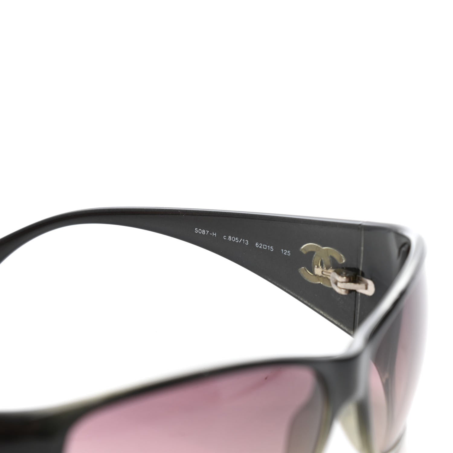 Chanel Mother of Pearl CC Sunglasses 5087-H Black 5 of 8