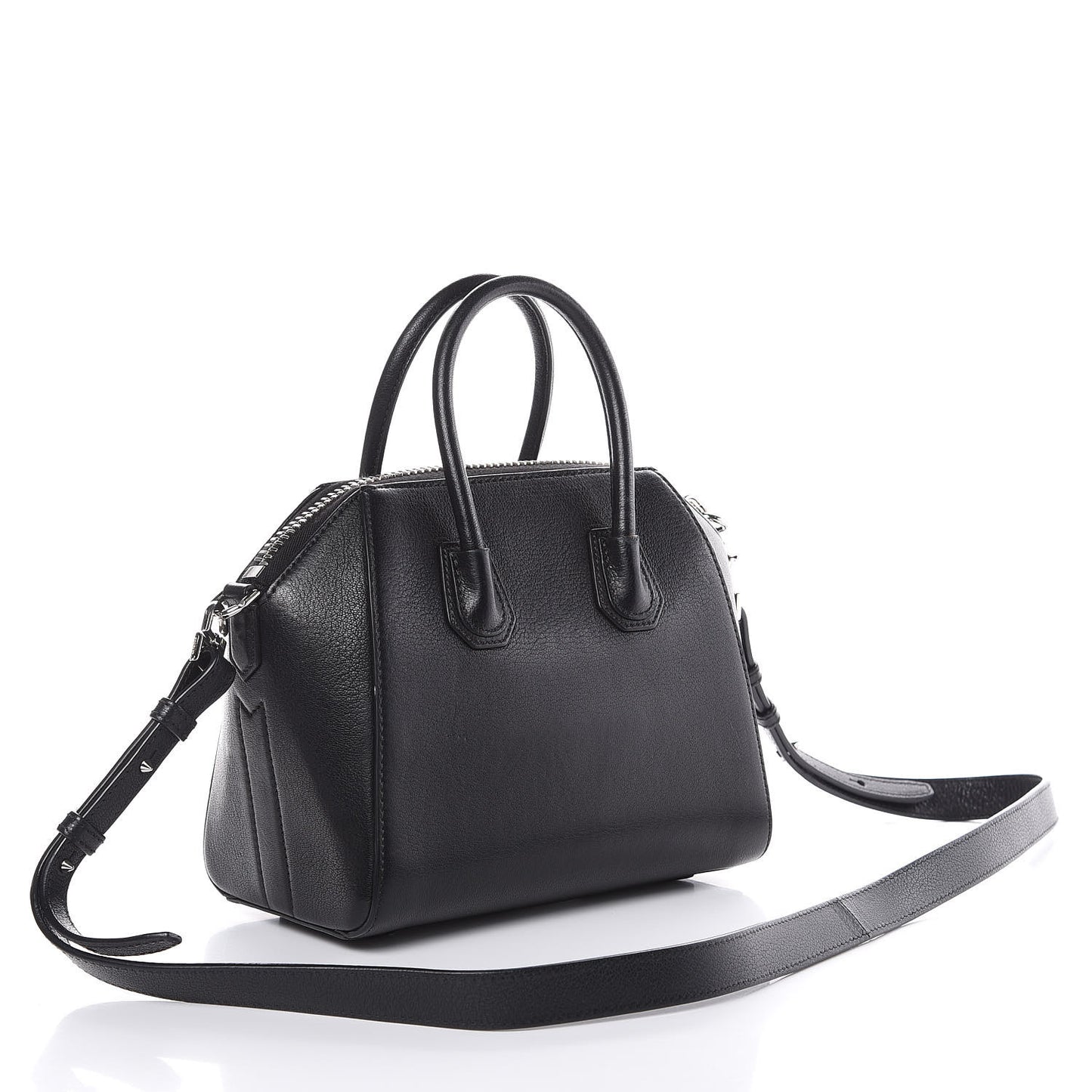 Sugar Goatskin Mini Antigona Black