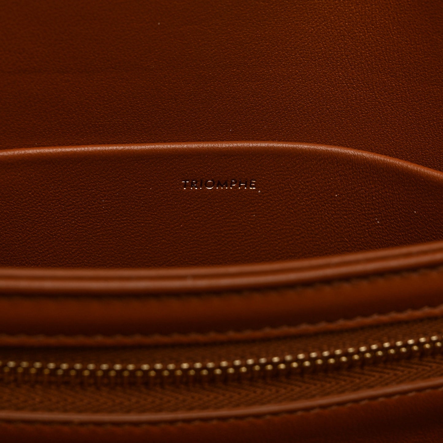 Tweed Calfskin Triomphe Canvas Teen Triomphe Bag  Multicolor