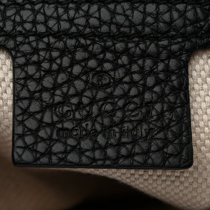 Gucci Pebbled Calfskin Medium Soho Flap Crossbody Black 6 of 11